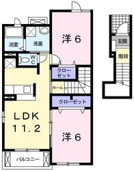 ヒルサイド緑ヶ丘Ｃの物件間取画像